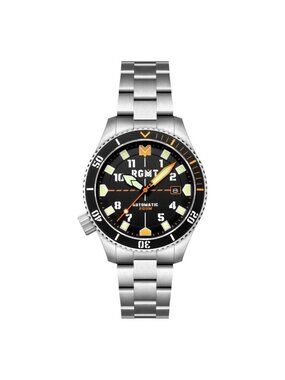 NWT Rgmt Recon Diver Automatic Black Dial Men's Watch